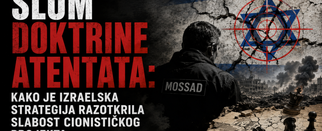 Slom doktrine atentata: Kako je izraelska strategija razotkrila slabost cionističkog projekta