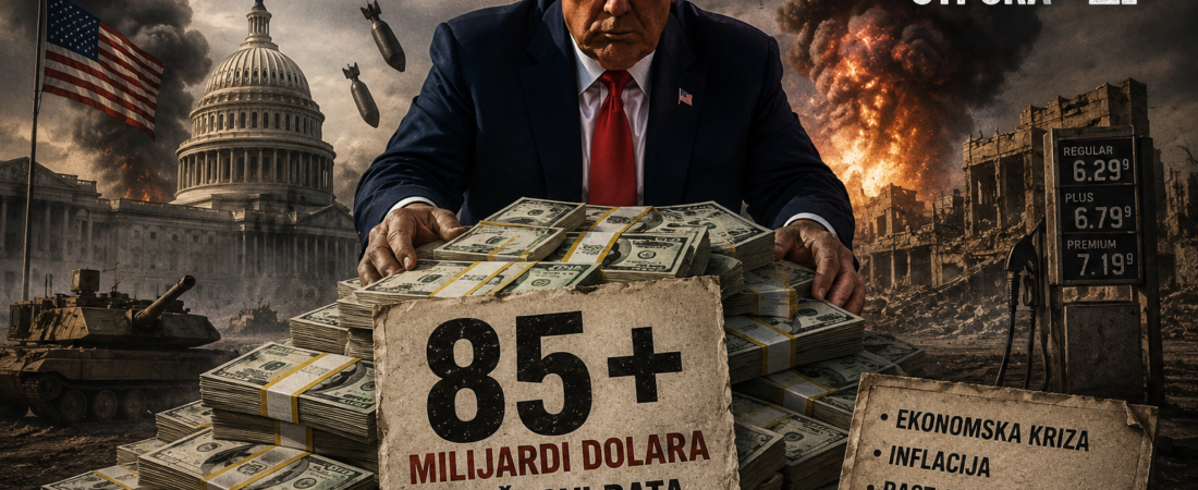 Troškovi američkog rata protiv Irana premašili 85 milijardi dolara